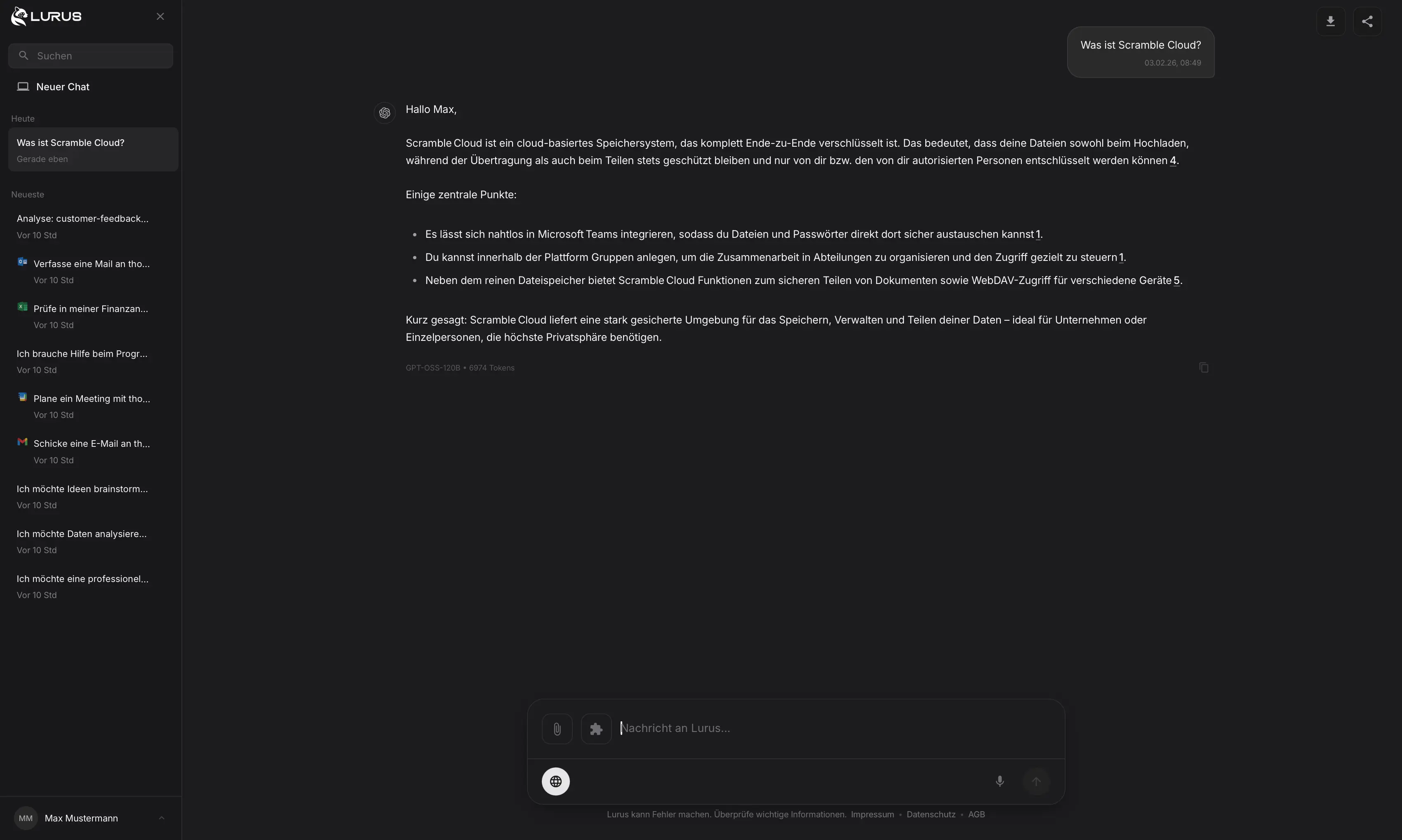 Lurus – Aktuelle Informationen aus dem Web – Screenshot