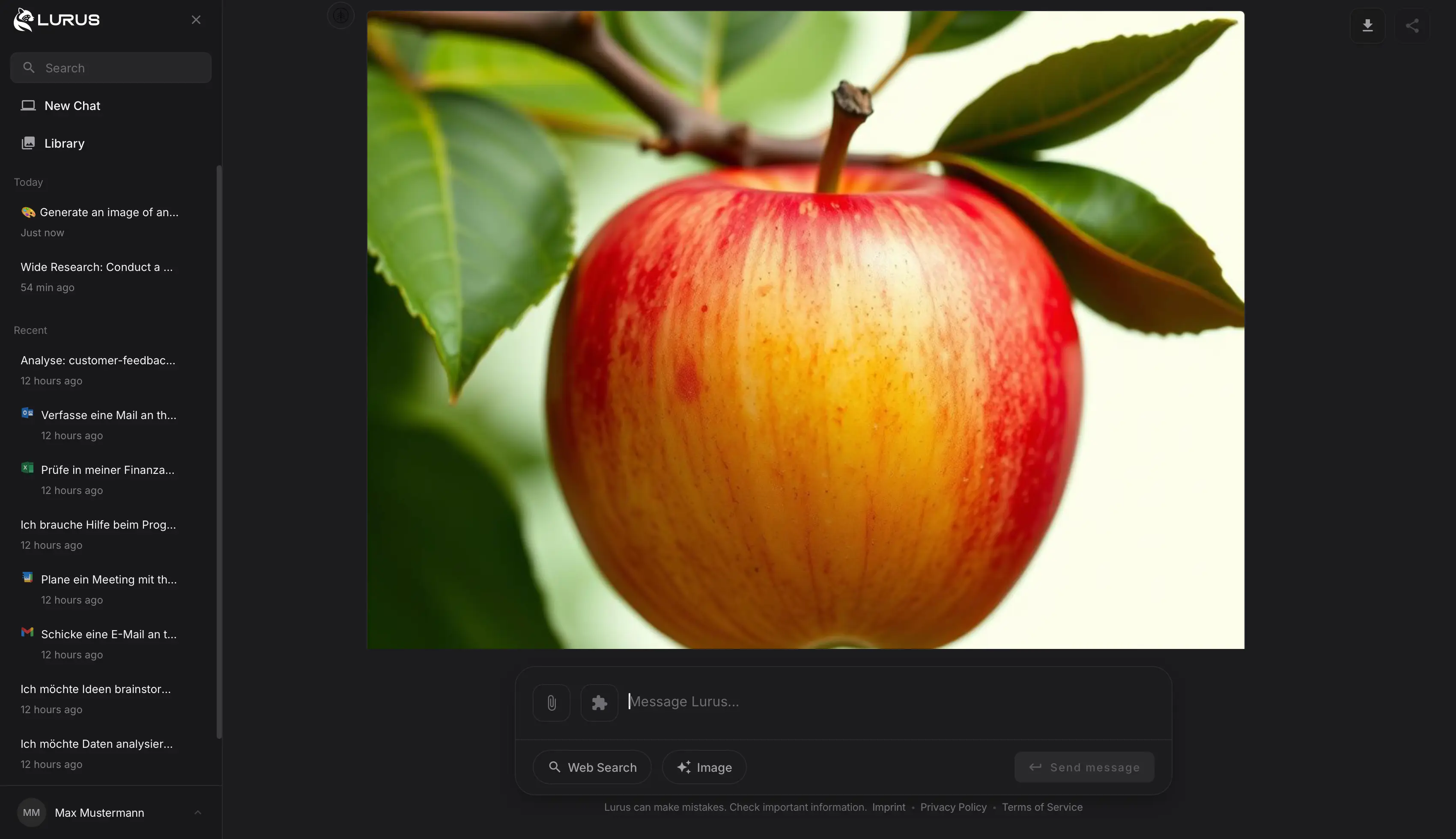 Lurus – Create Photorealistic Images with AI – Screenshot