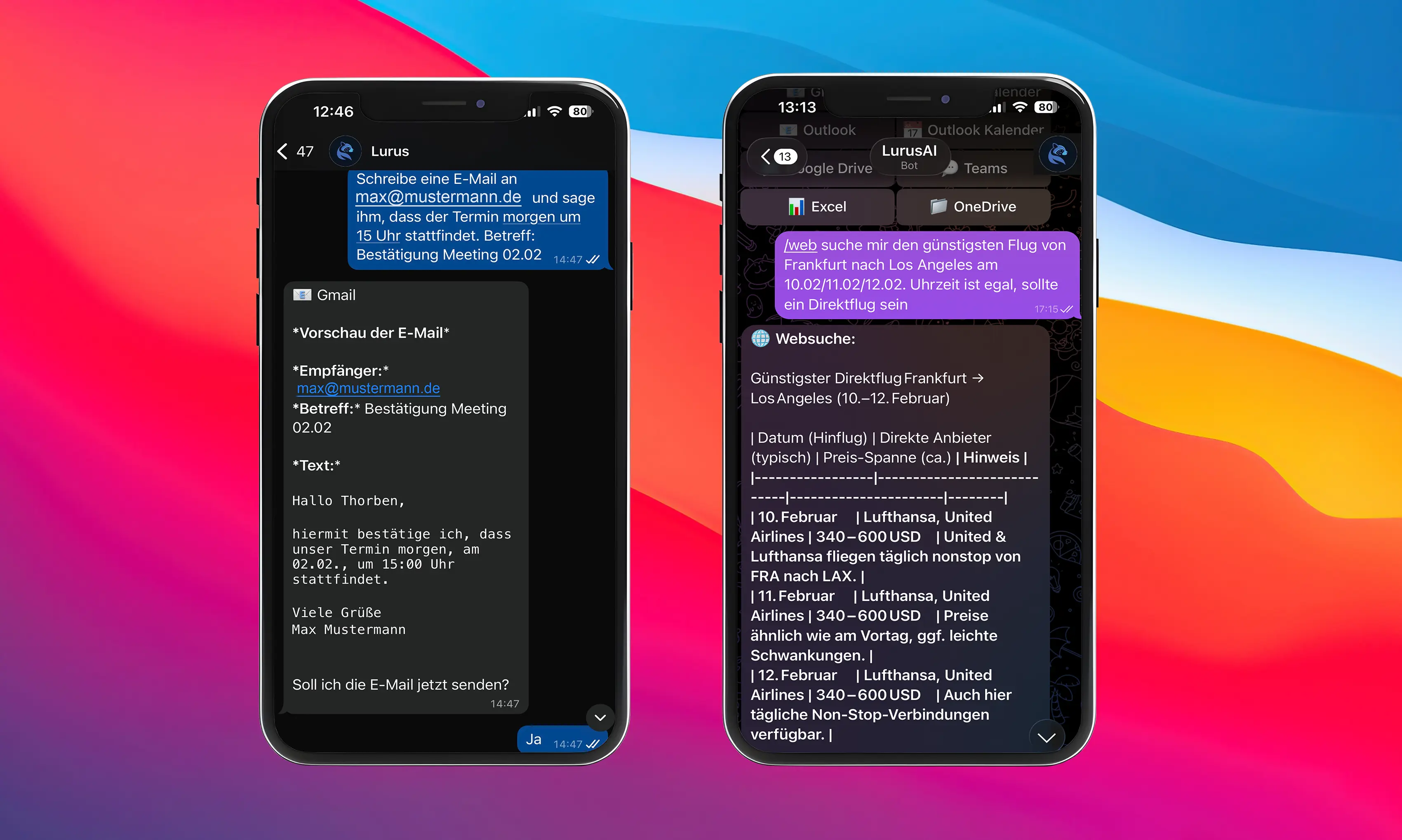 Lurus – Ihr KI-Assistent – immer dabei – Screenshot
